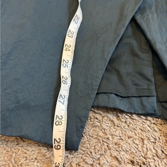 Elizabeth & James Blue Cotton Blend Long Line Blazer Jacket 3/4 Sleeves 8 - Picture 5 of 7